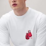 Boxing Legend, Long Sleeve Μπλούζα σε Λευκό Χρώμα