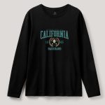 California Tennis Club, Long Sleeve Μπλούζα σε Μαύρο Χρώμα