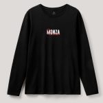Monza, Long Sleeve Μπλούζα σε Μαύρο Χρώμα