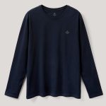 Maple Leaf, Long Sleeve Μπλούζα σε Μπλε Χρώμα
