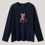 Shot Maker Teddy, Long Sleeve Μπλούζα σε Μπλε Χρώμα