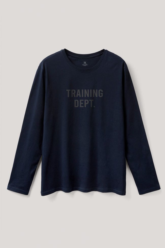Training Department, Long Sleeve Μπλούζα σε Μπλε Χρώμα