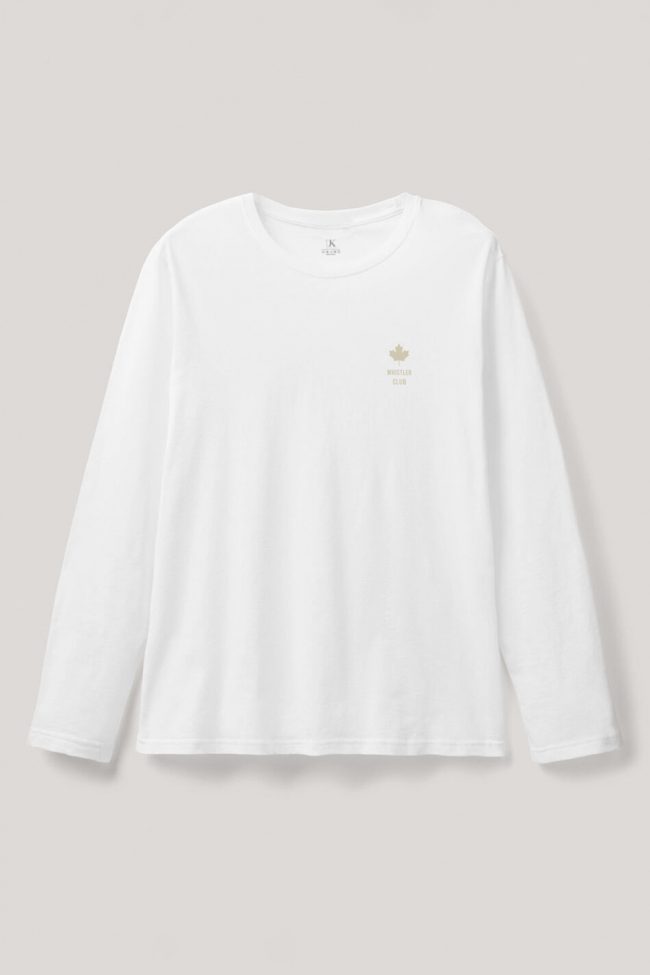 Whistler Club Canada, Long Sleeve Μπλούζα σε Λευκό Χρώμα