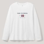 The Fjords, Long Sleeve Μπλούζα σε Λευκό Χρώμα