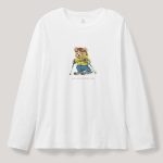 Ski More Teddy, Long Sleeve Μπλούζα σε Λευκό Χρώμα