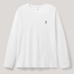 Golf Swing Logo, Long Sleeve Μπλούζα σε Λευκό Χρώμα