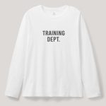 Training Department, Long Sleeve Μπλούζα σε Λευκό Χρώμα