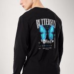 Butterfly Effect, Long Sleeve Μπλούζα σε Μαύρο Χρώμα