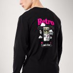 90S Retro Culture, Long Sleeve Μπλούζα σε Μαύρο Χρώμα