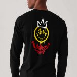 Money Rules, Long Sleeve Μπλούζα σε Μαύρο Χρώμα