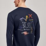 Authentic Los Angeles, Long Sleeve Μπλούζα σε Μπλε Χρώμα