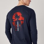 Saiyan Inner Strength, Long Sleeve Μπλούζα σε Μπλε Χρώμα