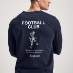Football Club, Long Sleeve Μπλούζα σε Μπλε Χρώμα