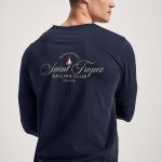 French Riviera Club, Long Sleeve Μπλούζα σε Μπλε Χρώμα