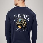 Championship Ring, Long Sleeve Μπλούζα σε Μπλε Χρώμα