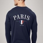 Paris Xxxiii Bold, Long Sleeve Μπλούζα σε Μπλε Χρώμα