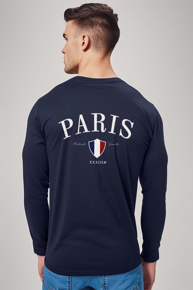 Paris Xxxiii Bold, Long Sleeve Μπλούζα σε Μπλε Χρώμα