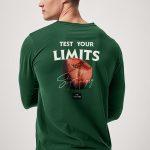 Stay Hungry, Long Sleeve Μπλούζα σε Πράσινο Χρώμα