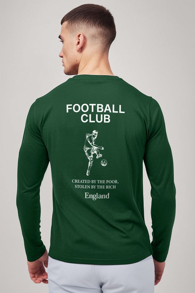 Football Club, Long Sleeve Μπλούζα σε Πράσινο Χρώμα