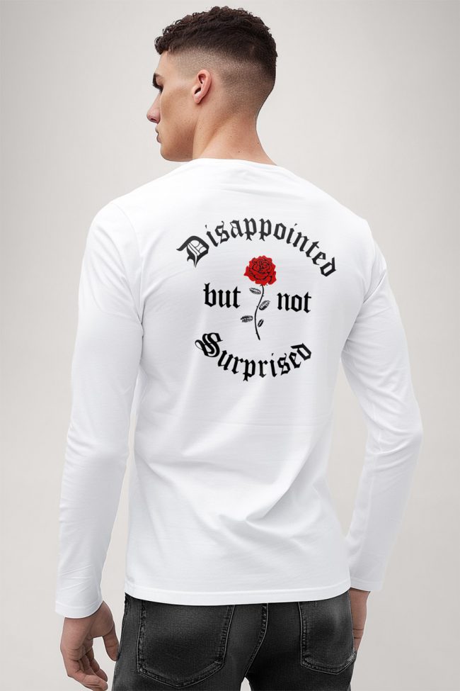 Not Surprised, Long Sleeve Μπλούζα σε Λευκό Χρώμα