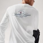 French Riviera Club, Long Sleeve Μπλούζα σε Λευκό Χρώμα