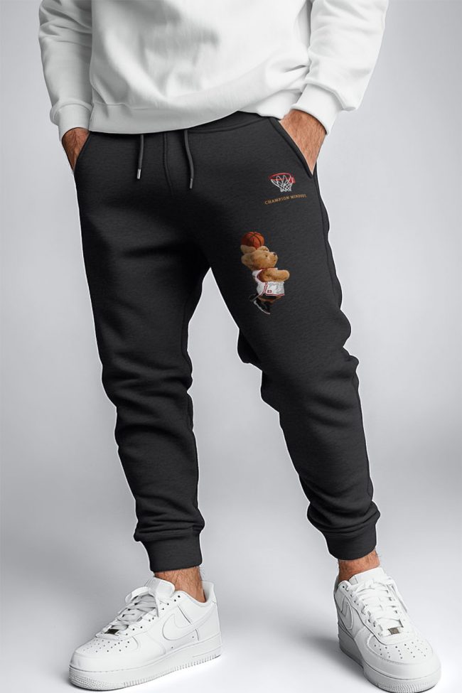 Champion Mindset Teddy, Παντελόνι Φόρμας σε Iron Grey Χρώμα