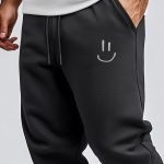 Smiley Face, Παντελόνι Φόρμας σε Iron Grey Χρώμα