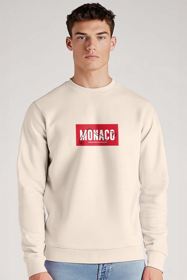 Monaco Circuit, Φούτερ σε Εκρού Χρώμα