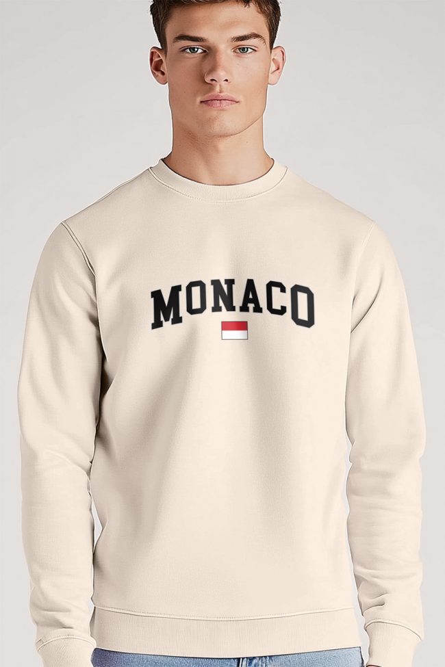 Monaco Flag, Φούτερ σε Εκρού Χρώμα