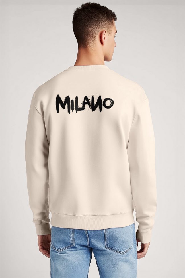 Milano, Φούτερ σε Εκρού Χρώμα