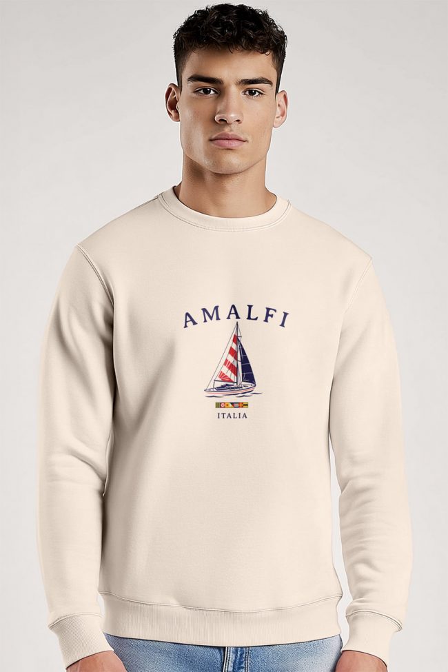 Amalfi Coast, Φούτερ σε Εκρού Χρώμα