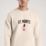 St. Moritz Swiss Alps, Φούτερ σε Εκρού Χρώμα