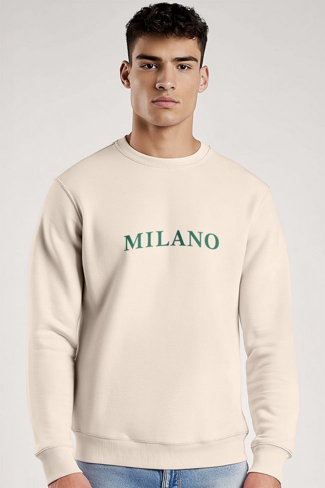 Milano Green, Φούτερ σε Εκρού Χρώμα