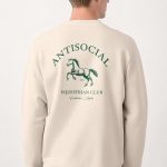 Antisocial Club, Φούτερ σε Εκρού Χρώμα