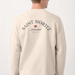 Saint Moritz, Φούτερ σε Εκρού Χρώμα
