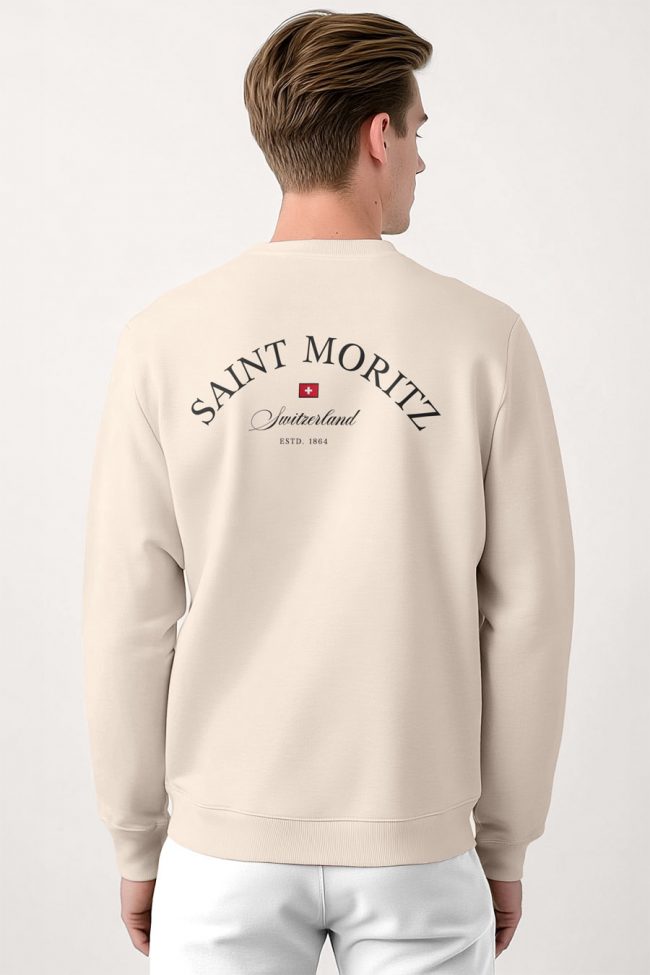Saint Moritz, Φούτερ σε Εκρού Χρώμα
