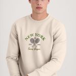 New York Tennis Club, Φούτερ σε Εκρού Χρώμα