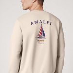 Amalfi, Φούτερ σε Εκρού Χρώμα