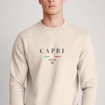 Capri Yacht Club, Φούτερ σε Εκρού Χρώμα