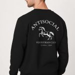 Antisocial Club, Φούτερ σε Μαύρο Χρώμα