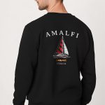 Amalfi, Φούτερ σε Μαύρο Χρώμα