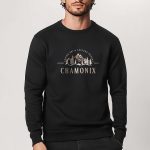 Chamonix Alpine Ski, Φούτερ σε Μαύρο Χρώμα