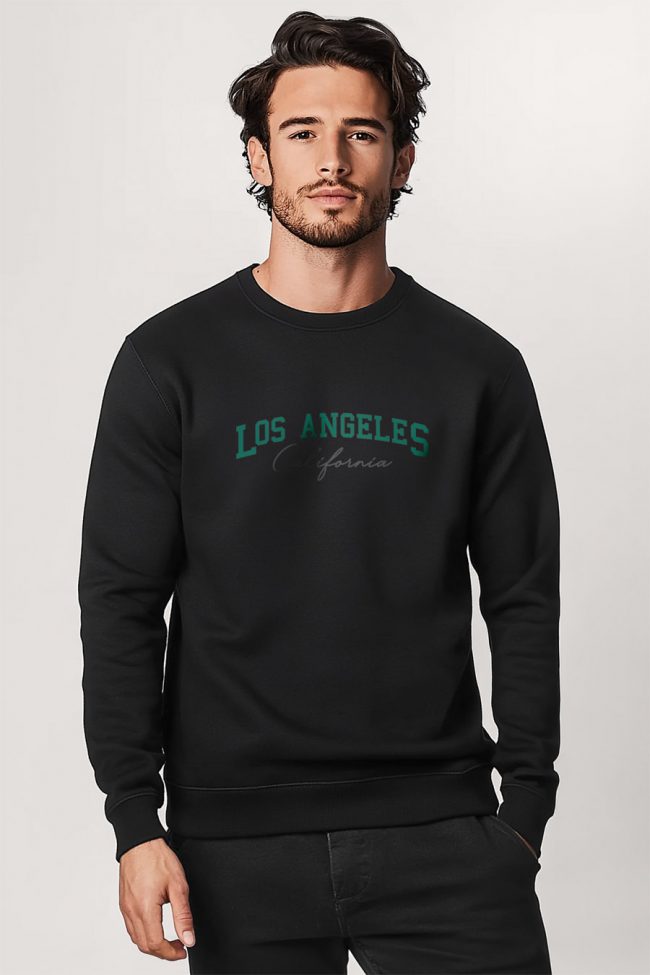 Los Angeles California, Φούτερ σε Μαύρο Χρώμα