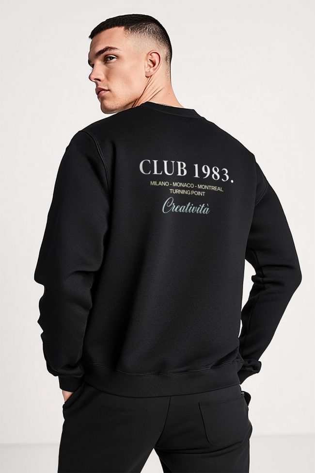 Club 1983, Φούτερ σε Μαύρο Χρώμα