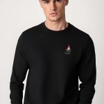 Minimal Saint Tropez Sailing, Φούτερ σε Μαύρο Χρώμα