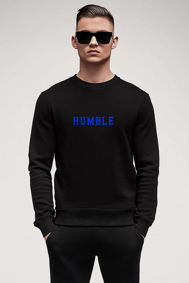 Humble, Φούτερ σε Μαύρο Χρώμα