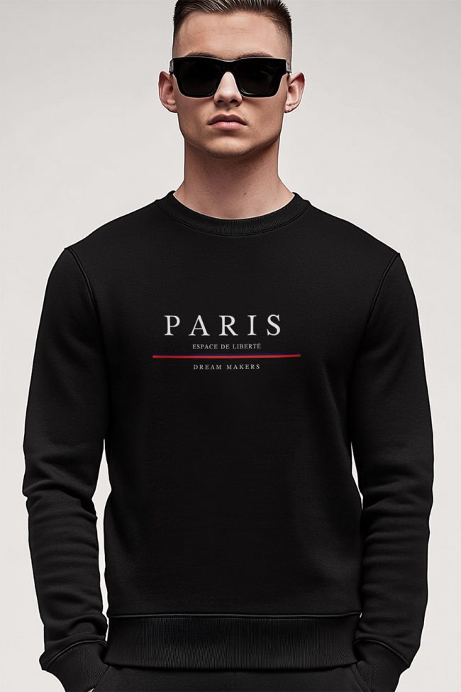 Paris Dream Makers, Φούτερ σε Μαύρο Χρώμα