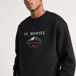 St. Moritz Swiss Ski Club, Φούτερ σε Μαύρο Χρώμα