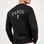 Paris Xxxiii Bold, Φούτερ σε Μαύρο Χρώμα