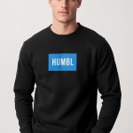 Humble Amsterdam Blue, Φούτερ σε Μαύρο Χρώμα